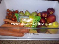Como conservar legume e fruta mais tempo no frigorífico
